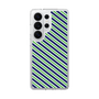 スリムプロテクションケース［ Small Stripe - Navy × Green ］