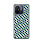 スリムプロテクションケース［ Small Stripe - Navy × Green ］
