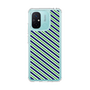 スリムプロテクションケース［ Small Stripe - Navy × Green ］