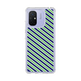 スリムプロテクションケース［ Small Stripe - Navy × Green ］