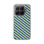 スリムプロテクションケース［ Small Stripe - Navy × Green ］