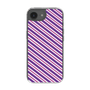 スリムプロテクションケース［ Small Stripe - Purple × Pink ］