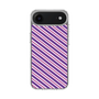 スリムプロテクションケース［ Small Stripe - Purple × Pink ］