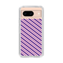 スリムプロテクションケース［ Small Stripe - Purple × Pink ］