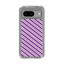 スリムプロテクションケース［ Small Stripe - Purple × Pink ］