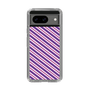 スリムプロテクションケース［ Small Stripe - Purple × Pink ］