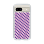 スリムプロテクションケース［ Small Stripe - Purple × Pink ］