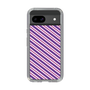 スリムプロテクションケース［ Small Stripe - Purple × Pink ］