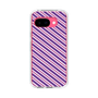 スリムプロテクションケース［ Small Stripe - Purple × Pink ］