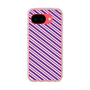 スリムプロテクションケース［ Small Stripe - Purple × Pink ］
