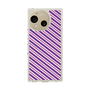 スリムプロテクションケース［ Small Stripe - Purple × Pink ］