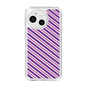 スリムプロテクションケース［ Small Stripe - Purple × Pink ］