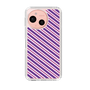 スリムプロテクションケース［ Small Stripe - Purple × Pink ］