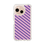 スリムプロテクションケース［ Small Stripe - Purple × Pink ］