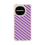 スリムプロテクションケース［ Small Stripe - Purple × Pink ］