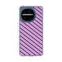 スリムプロテクションケース［ Small Stripe - Purple × Pink ］