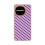 スリムプロテクションケース［ Small Stripe - Purple × Pink ］