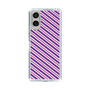 スリムプロテクションケース［ Small Stripe - Purple × Pink ］