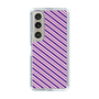 スリムプロテクションケース［ Small Stripe - Purple × Pink ］