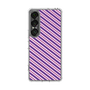 スリムプロテクションケース［ Small Stripe - Purple × Pink ］
