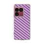 スリムプロテクションケース［ Small Stripe - Purple × Pink ］