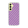 スリムプロテクションケース［ Small Stripe - Purple × Pink ］