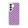 スリムプロテクションケース［ Small Stripe - Purple × Pink ］