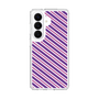スリムプロテクションケース［ Small Stripe - Purple × Pink ］