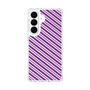 スリムプロテクションケース［ Small Stripe - Purple × Pink ］