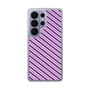 スリムプロテクションケース［ Small Stripe - Purple × Pink ］