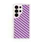 スリムプロテクションケース［ Small Stripe - Purple × Pink ］