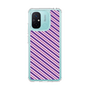 スリムプロテクションケース［ Small Stripe - Purple × Pink ］