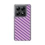 スリムプロテクションケース［ Small Stripe - Purple × Pink ］