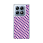 スリムプロテクションケース［ Small Stripe - Purple × Pink ］