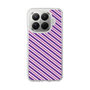 スリムプロテクションケース［ Small Stripe - Purple × Pink ］