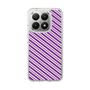 スリムプロテクションケース［ Small Stripe - Purple × Pink ］
