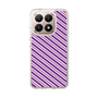 スリムプロテクションケース［ Small Stripe - Purple × Pink ］
