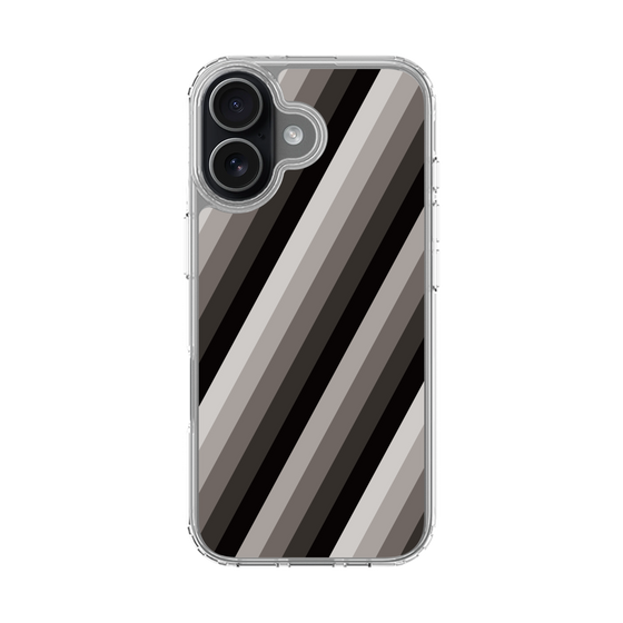 スリムプロテクションケース［ Middle Stripe - Black ］