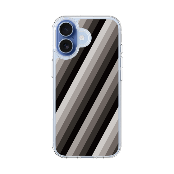 スリムプロテクションケース［ Middle Stripe - Black ］