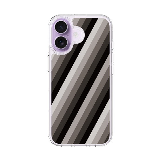 スリムプロテクションケース［ Middle Stripe - Black ］