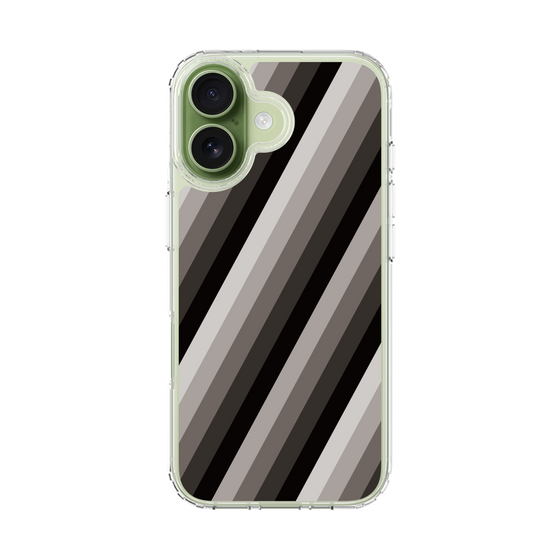 スリムプロテクションケース［ Middle Stripe - Black ］