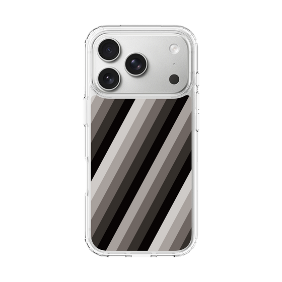 スリムプロテクションケース［ Middle Stripe - Black ］
