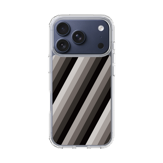 スリムプロテクションケース［ Middle Stripe - Black ］