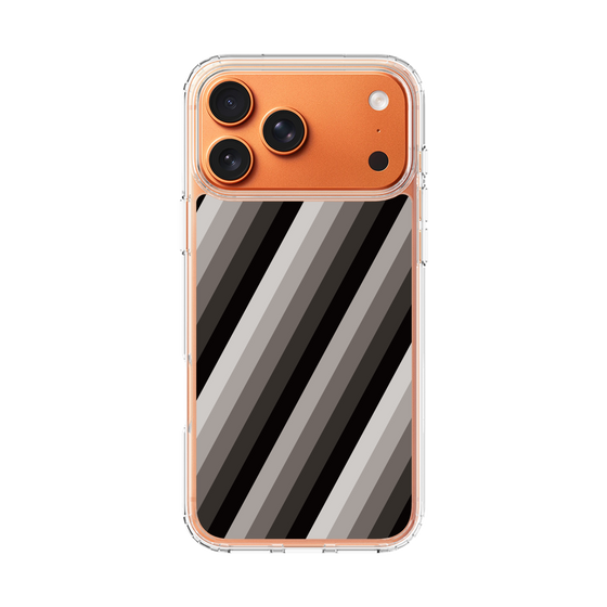 スリムプロテクションケース［ Middle Stripe - Black ］