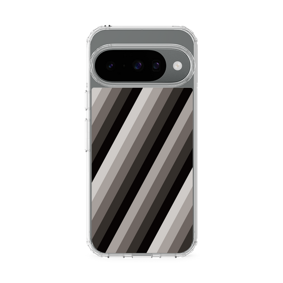 スリムプロテクションケース［ Middle Stripe - Black ］