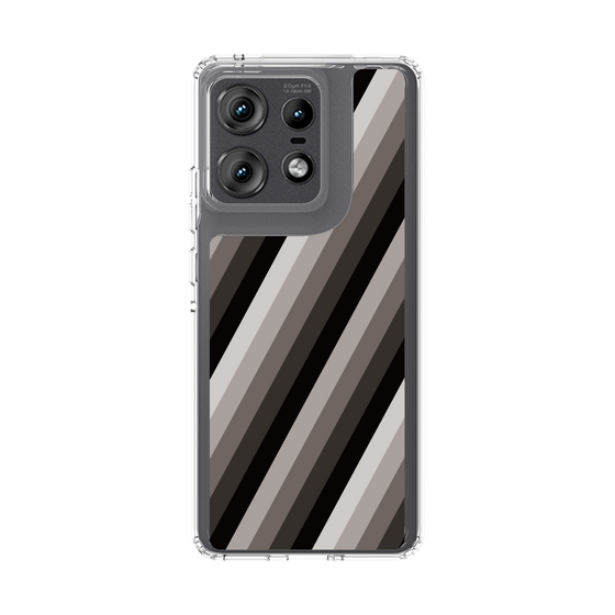 スリムプロテクションケース［ Middle Stripe - Black ］