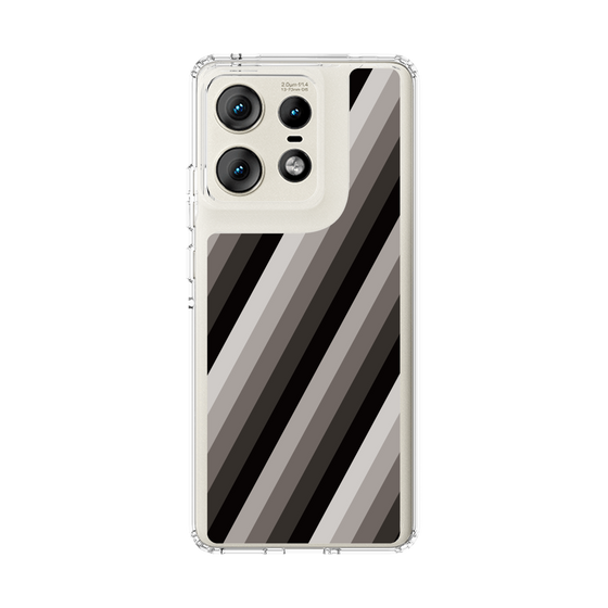 スリムプロテクションケース［ Middle Stripe - Black ］