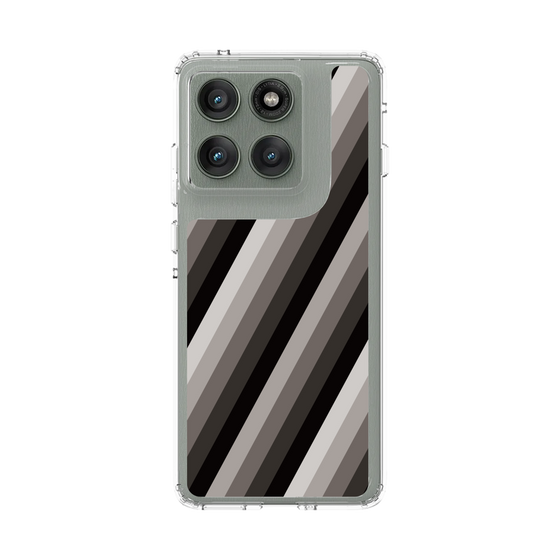 スリムプロテクションケース［ Middle Stripe - Black ］