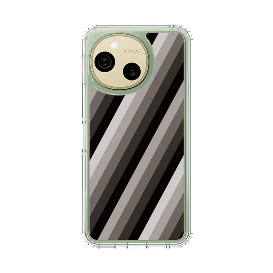 スリムプロテクションケース［ Middle Stripe - Black ］