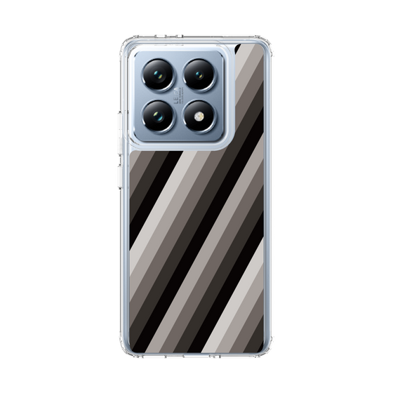 スリムプロテクションケース［ Middle Stripe - Black ］